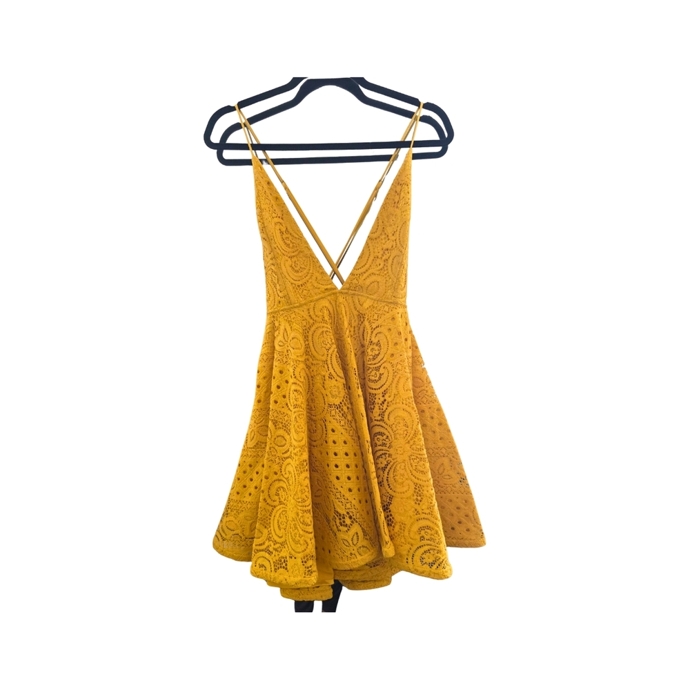 Michael Costello x Revolve Sunlit Lace Dress